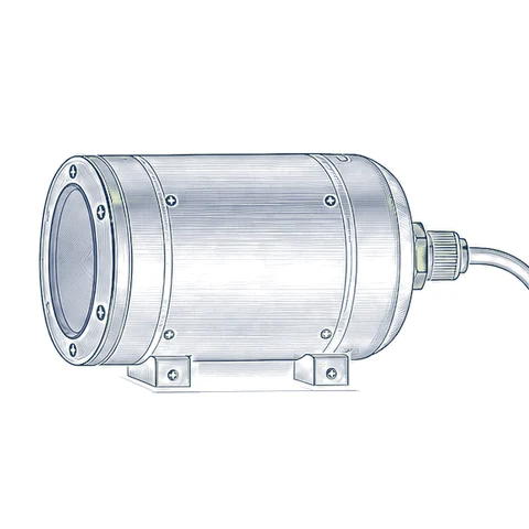 Concept drawing of a cylindrical photon detector.
